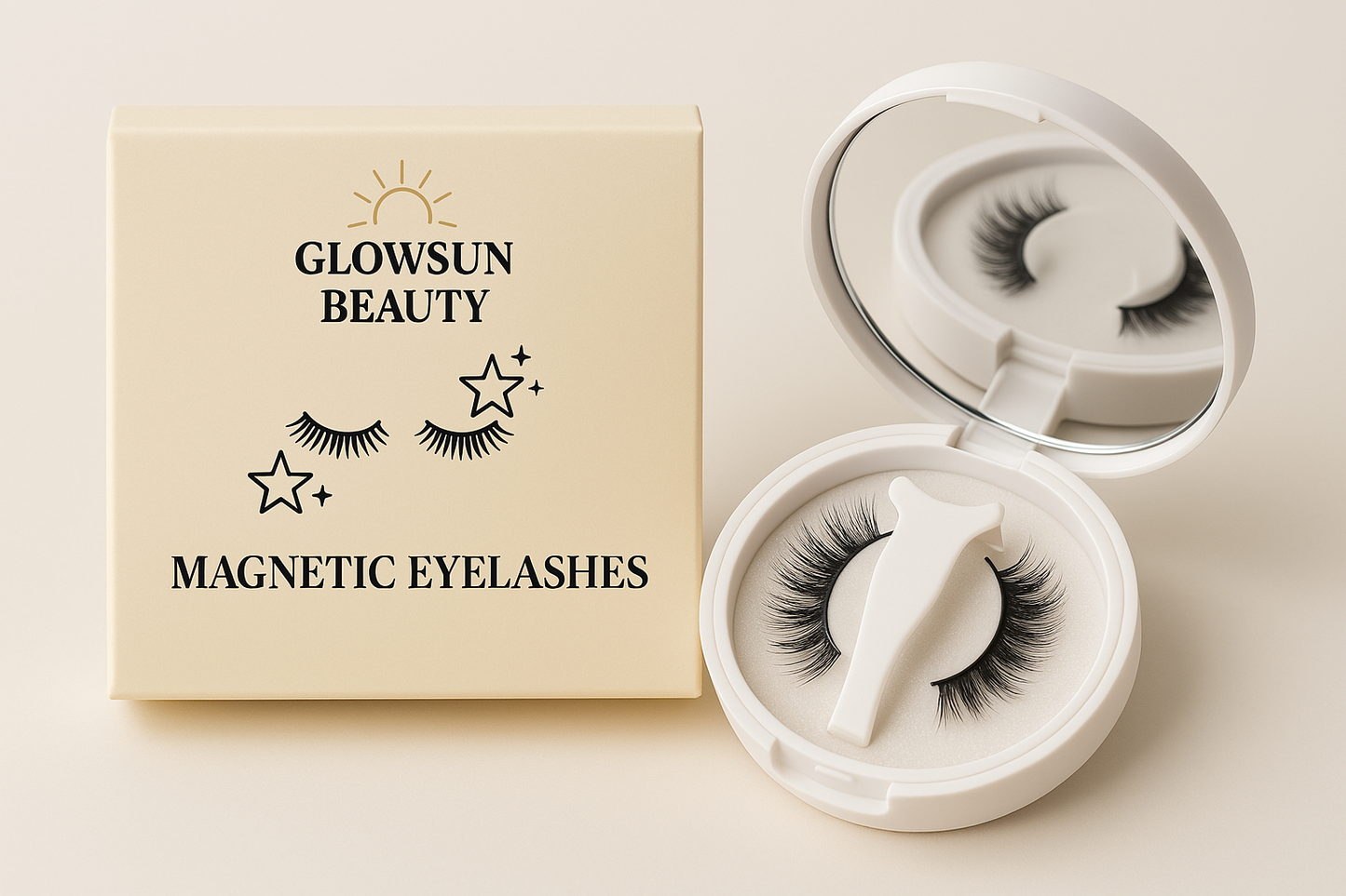 Reusable Magnetic False Eyelashes – Natural Look & Intense Volume