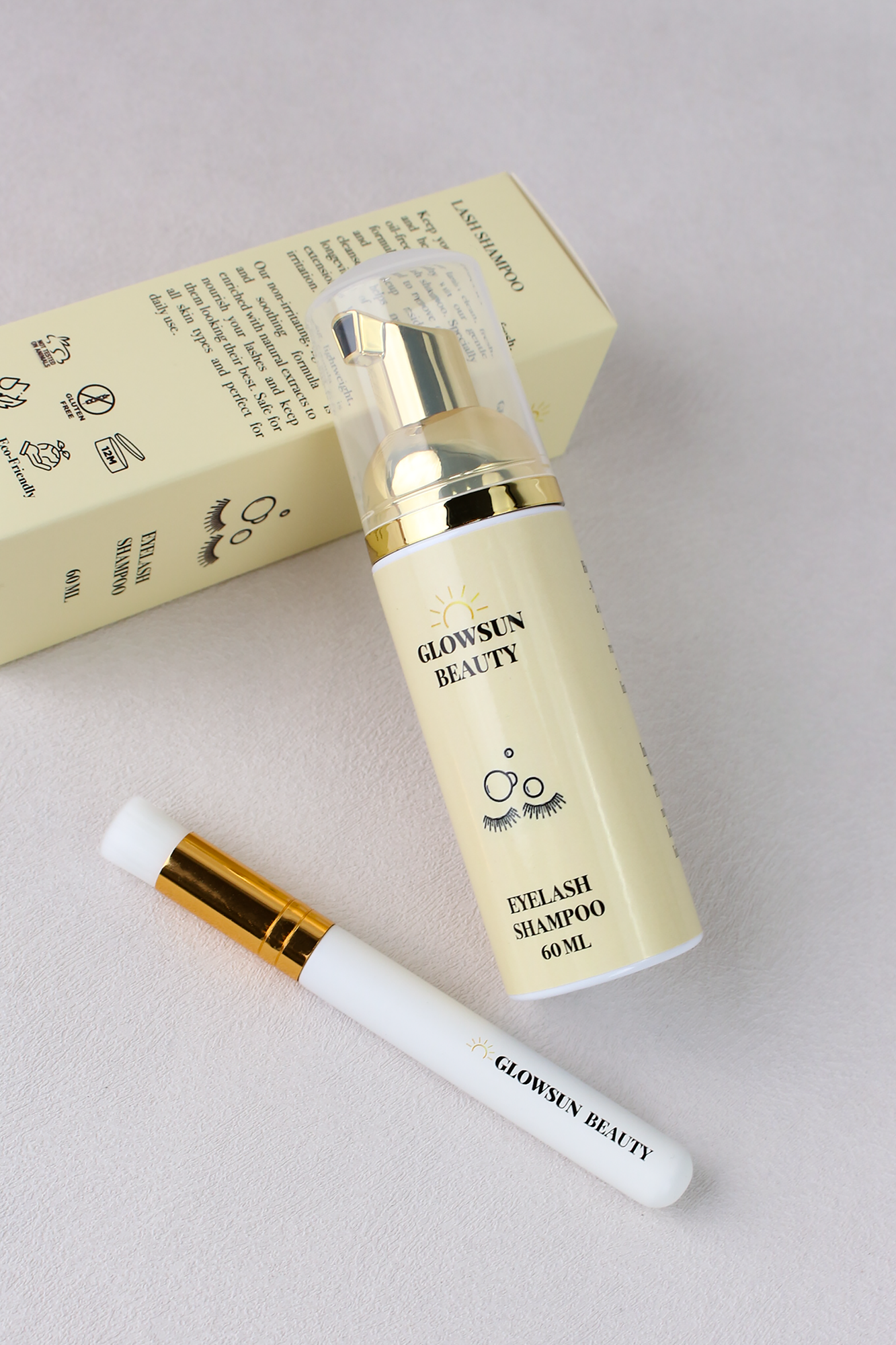 Nettoyant pour cils & faux cils
